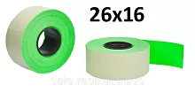 Этикет-Лента 26x16(1000шт),цвет - зеленый - green